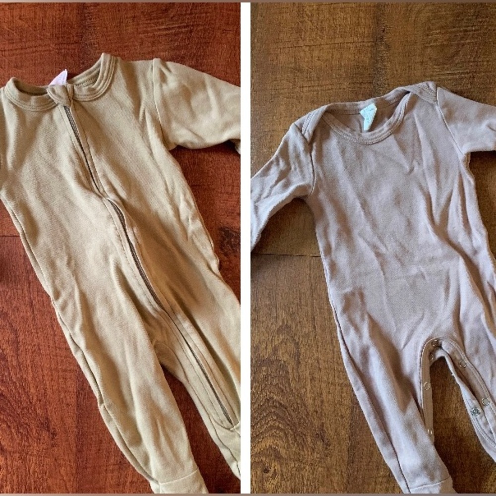 Kate Quinn (Set of 2) Size 3-6 Month Footed Onesies